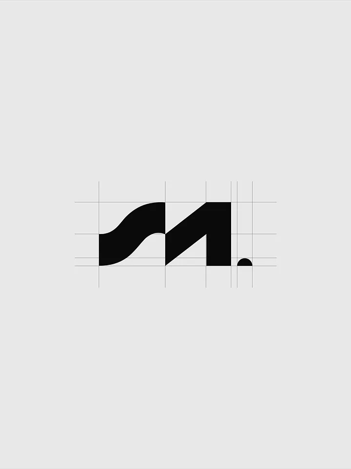 SugarMan lettermark on its construction grid